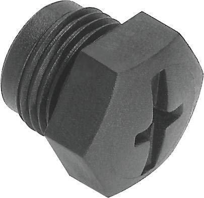 ISK-M12 (165592) Abdeckkappe 10er Set Produktgewicht:5g Werkstoff Gehäuse:PA-verstärkt