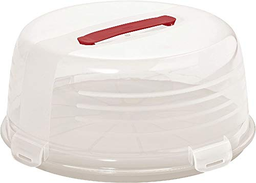 Curver Tortenbutler, Plastik, Cremig, 34.7 x 34.7 x 15.6 cm