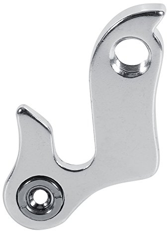 Alomejor Fahrrad-Schaltwerk-Aufhänger für Mountainbike, Rennrad, Schaltwerk-Aufhänger mit Haken, Verlängerung aus Aluminiumlegierung, Silber