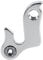 Alomejor Fahrrad-Schaltwerk-Aufhänger für Mountainbike, Rennrad, Schaltwerk-Aufhänger mit Haken, Verlängerung aus Aluminiumlegierung, Silber
