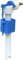 Sattie JOMO Füllventil zu Wandeinbau-Spülkasten, Messing, Kugelventil, 2-Port, G 1/2, 1 inch, Ventil