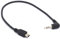 Tomost Cavo adattatore ad angolo da jack aux audio 3,5 mm a 3 poli a micro USB B a 5 pin maschio, per Samsung Galaxy 3,5 mm a mini