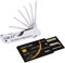 Loboo Idea Strumento di prelievo serratura con carta di credito e jackknife pieghevole portatile a gancio singolo Strumento per fabbro, Set di strumenti per fabbro professionale per allenamento