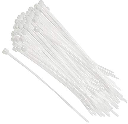 Mintice 1000 X Weiß 8 Selbsthemmend Nylon Kunststoff Kabelbinder Klebebefestigungen Selbstklebende Kabelklemme Elektrisch Wickeln Geschützt Draht Kabel Postleitzahl Krawatte Gurt Sperren Werkzeug Kit