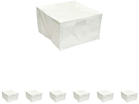 National Lighting Fire Hoods for Downlights, Fire Rated Intumescent Downlight Hoods Covers Heatguards Recessed Fibreglass Fire Proof Ceiling Hoods, Large (210x350mm) – 6 Pack