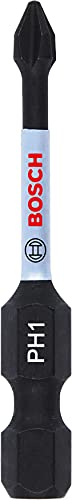 Bosch Professional Impact Control Screwdriver Bits PH1 (50 mm, Hexagonal Shank, Pick and Click, Accessories for Impact Drivers)