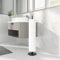 Soporte de Papel higiénico Negro para Almacenamiento de Papel higiénico en el baño, Soporte de Papel higiénico Independiente de Acero Inoxidable