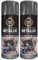 Classic Signature - 2 x Metallic Gun Metal Grey Spray Paint 400ml Multi-Purpose Use, Spray for Metal and Wooden Furniture, Ornaments, Decorative Items and Much More for Interior & Exterior