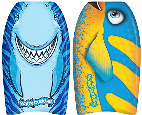 Water Buddies Mini-Bodyboard, 55,9 cm, Schaumstoff, wachsfrei, weich, für Erwachsene und Kinder Aller Niveaus, 2 Stück