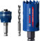 Bosch Professional 1x Expert Power Change Plus Lochsäge-Systemadapter (Ø 7,15 mm) + 1x Expert Tough Material Lochsäge (für Holz mit Metall, Ø 38 mm, Zubehör Schlagbohrmaschine)