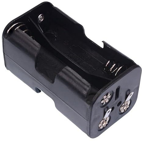 AA x 4 Open Style Battery Holder Case With Solder Lug Terminals