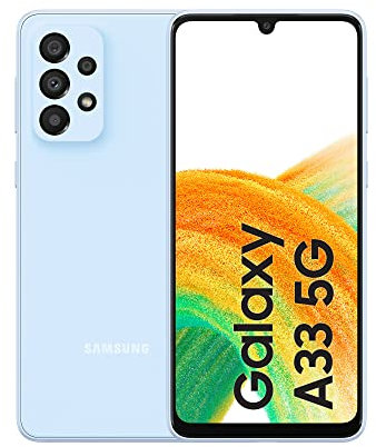 Samsung Galaxy A33 5G 128GB Variations Unlocked (Renewed) (Blue)