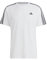 adidas Herren Train Essentials 3-Stripes Training Tee, White/Black, M