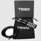 EIZO BOXING Corda da Salto per Boxe, Kick Boxing, Muay Thai, Arti Marziali, Fitness, Cross Training con innesto rapido in Gomma e Anima in Acciaio