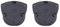 HISports Lot de 2 caches de stationnement pour prise de remorque 13 broches, adaptateur de remorquage 13 broches vers 7 broches