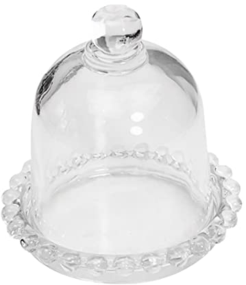 Artibetter Campana De Vela Cúpula del Desierto Cubierta del Soporte De La Torta Cubierta De Exhibición De Postres Portavelas De Cristal Estuche Protector Vidrio Almacenamiento