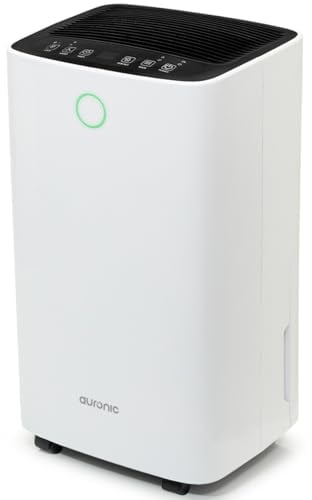Auronic Luftentfeuchter Elektrisch 12L - Entfeuchter Elektrisch - Raumentfeuchter - Dehumidifier - Elektrischer Luftentfeuchter - Dehumidifiers for Home - Lufttrockner - Raumluftentfeuchter