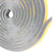 XEEINC 8m Burlete Cepillo Ventana Corredera, 9mm(W) x 15mm(D) Junta de Cepillo Autoadhesiva para Ventana, Cortable Burlete Persiana Aislante Ventana, para Anti Frío, Ruido - Gris