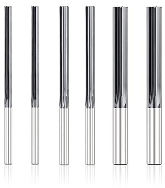 1 Stück gerade Flöte Hartmetall-Reibahle 2 2,5 3 4 5 6 7 8 9 10 mm 4/6 Flöte Spannreibahle Maschinenschneidwerkzeuge (Size : 7x35x70-6F)