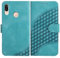 JayModCase Cover per Huawei P20 Lite 2018,Flip Custodia in Pelle PU con Kickstand Porta Carte Magnetica Chiusa Custodia per Huawei P20 Lite 2018 (Azzurro)