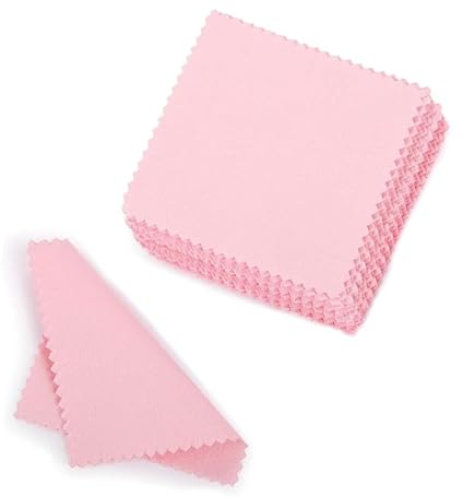 Uskerb 30-Pack Silver Cleaning Cloths - Premium Polishing Cloth for Jewelry, Gold, and More