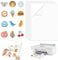20Pcs Printable Vinyl Film, A4 Self-Adhesive Vinyl Inkjet Film, Quick Dry Printable Sheets 29.8 x 21 cm, Waterproof Stickers Paper for Inkjet Printer & Laser Printer (Transparent)