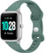 OUTPUTBT Silicone Bracelet 12mm Sport Bracelet Compatible avec Timex Easy Reader Swatch Lady Bracelet 12mm Compatible avec Skagen pour Enfants Fille Garçon Femmes Hommes Vert