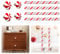 SPEPROECO 8Pcs Christmas Peppermint Cabinet Knob Decorative Door Knob Covers Creative Door Handle Covers for Christmas Home Decoration