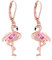 Eusense Flamingo Ohrringe 925 Sterling Silber Tropfen Ohrringe Vogel Ohrringe Schmuck Geschenk für Frauen Mädchen