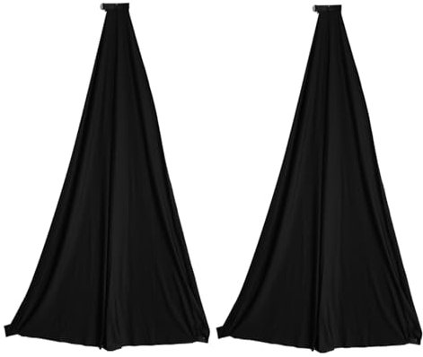 Giyofom Lot de 2 housses universelles pour haut-parleur DJ - Avec matériau en polyester extensible