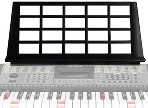 Aizuoni Notenhalter, Notenbuchständer Für Keyboard Anfänger, Notenständer Tisch, Tragbarer Keyboard Ständer, Faltbarer Notenhalter Für Klaviertastatur-Anfänger Und Professionelle Interpreten