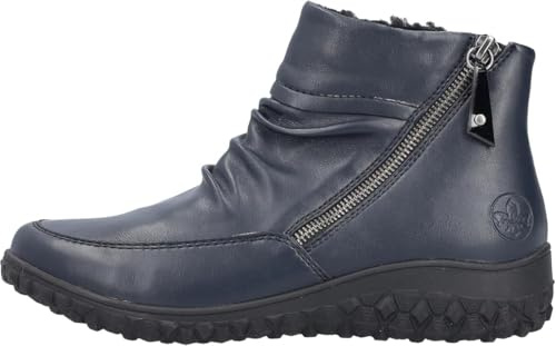 Rieker Stiefelette warm Weite H blau