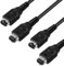 AXFEE 2 Pack Link Cable Connect Kabel, GBA SP-Link-Cable, Kompatibel mit Nintendo Gameboy Advance SP/GBA SP, für 2 Spieler nintendo-GBA