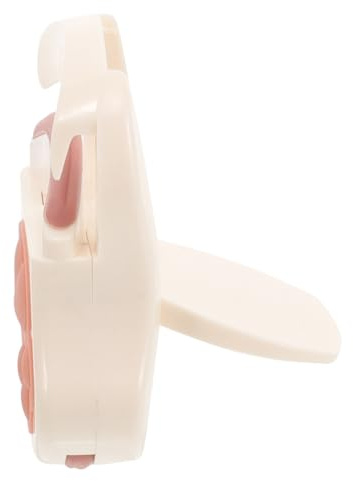 Katzenpfoten Wimpernzange für Damen, Klein und Tragbar, Weiß | PC und Silikon, Sanfte Anwendung ohne Schäden, für Zuhause und Make Up, Präzises Formen
