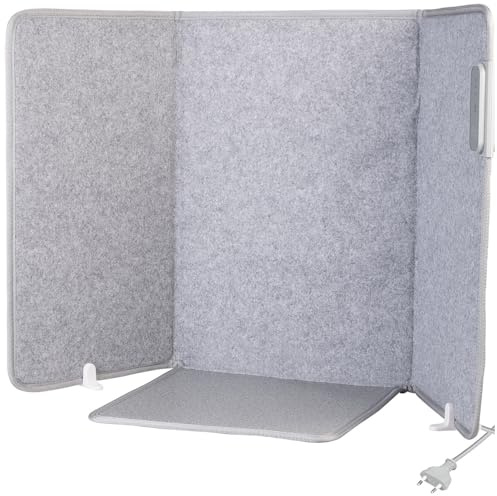 Sichler Haushaltsgeräte Heiz-Panel: Faltbares 2in1-Infrarot-Heizpanel mit Fußmatte, Versandrückläufer (Gaming-Heizung, Tisch-Heizung, Frost)