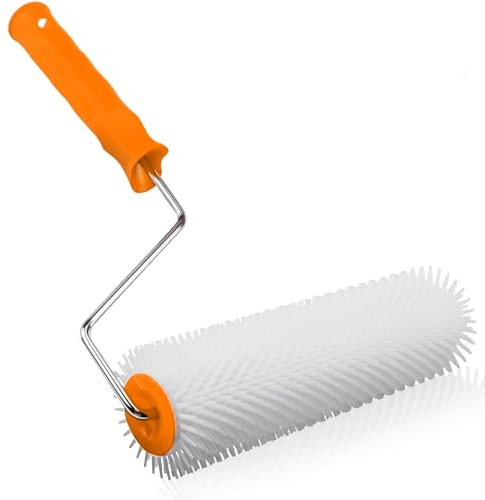 Entlüftungswalze Stachelwalze Nagelwalze Stachelwalze - Entlüftungsroller, Stachellänge 15mm, Geeignet Zum Entfernen Von Luft und Blasen Aus Bodenbeschichtungen