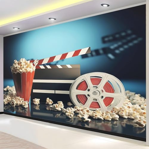 Fototapete Filmthema Tapete 250 x 175 cm (WxH) Fototapeten Schlafzimmer Wohnzimmer Moderne 3D Effekt Wandtapete Kino Vliestapete Wand Dekoration Poster Foto Tapeten q.7601