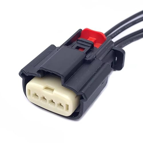 Kompatibel mit 33471-0401 4-poligem Kfz-Licht-Lampen-Zündspulen-Elektrokabel-Steckverbinder-Kabelbaumstecker (4-polig, weiblich)