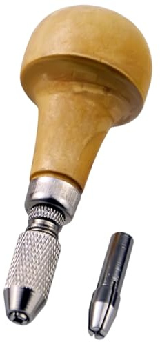 Jewelry Craft Handle Pin Vises Vices Wood Handle with Chucks Twisting Wire Wrapping Drill Tool Jewelry Tool Woodwork Pin Vises Handle