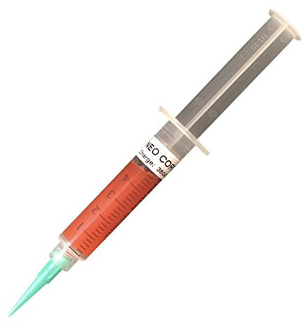 EO-Elektronik-Gel/Lötpaste NEO-CORDYN ORANGE UV -mit halogenfreien Aktivatoren (WEEE/RoHS-konform) Typ 1.2.3.C gem. ISO 9454 - Flussmittelpaste, Spritze mit 5 ml Inhalt