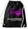 STYLETEX23 Flamingo Bar Logo Lilyhammer Lillehammer Turnbeutel Sportbeutel, schwarz