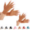 2 Paare Arthritis Handschuhe, Unterstützung für Kompressionshandschuhe und Wärme für Hände, Fingergelenk, Linderung von Schmerzen bei Rheumatoiden, Arthrose, RSI, Karpaltunnel (L, braun)