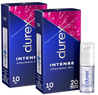 Durex Intense Orgasmic Gel, Stimulation Gel for Women (2 x 10 ml)