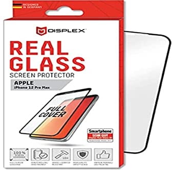 Displex Verre de protection d'écran Real Glass 3D pour Apple iPhone 12 Pro Max (6,7) Transparent