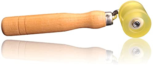 40mm Andrückrolle für Kantenumleimer und zum Verschweißen von PVC-Planen | Andrückwalze für Tapezierarbeiten | Andrückroller tapezieren - Nahtroller | Druckwalze | Blasenfrei Andrücken