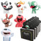6er SPARSET - 6 Stück KXT Witzige 3D Cartoon Tier-Lesezeichen für Kinder+Erwachsene (Best-Seller-6er Pack1)