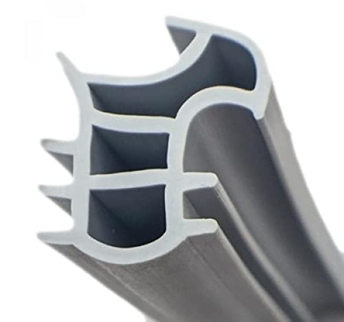 Stahlzargendichtung I 5m I Farbe Weiß, Schwarz oder Grau ► Dichtung Türe ► Innentürdichtung ► Ersatzdichtung Novoferm kompatibel ► Wohnungstürdichtung ► Langlebig und wartungsfrei (weiß)