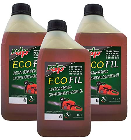 Rdp Olio per Motosega Ecofil Proteggi Barre e Catene Biodegradabile 3 litri