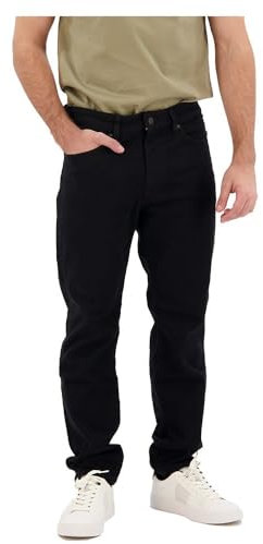 BOSS Herren Re.Maine BC-C Schwarze Maine Regular-Fit Jeans aus bequemem Stretch-Denim Schwarz003 33/36