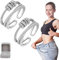 JANSIO Dreifacher Zappelring, JANSIO Triple Fidget Ring, Feelief Zirconica Triple Fidget Ring, Anti-Anxiety Ring for Women (2Pcs-D)